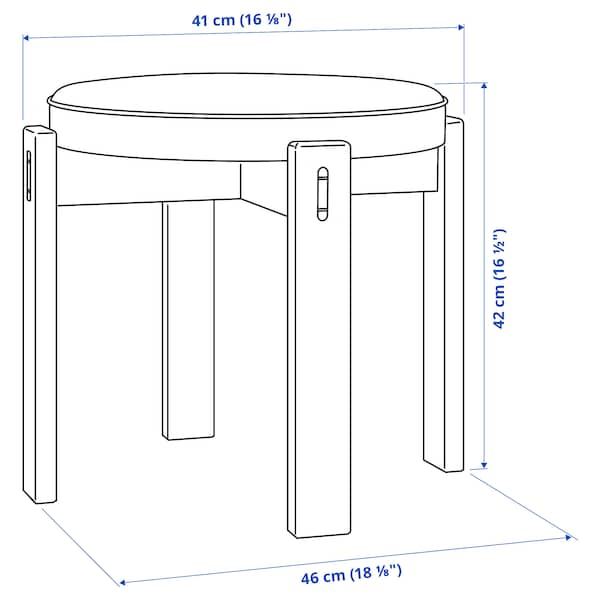 IKEA HOLMSJÖ stool, beech/Jonsbyn black , IKEA Sale | 62137MTDO