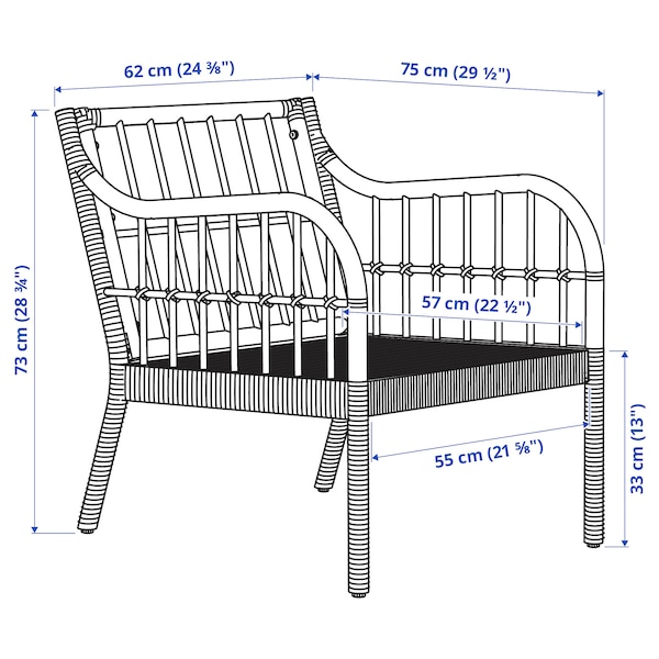 IKEA HOLMSTA / FRÖKNABO armchair , IKEA Sale | 78160IMTU