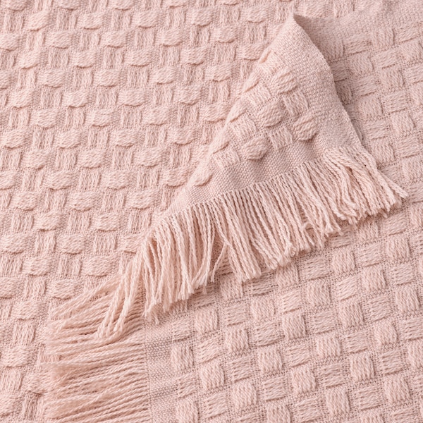 IKEA HORNMAL throw, light pink, 51x67 in , IKEA Sale | 42170PNIY