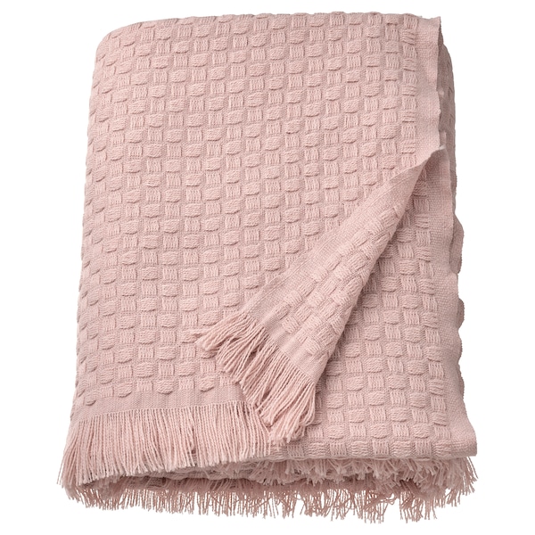 IKEA HORNMAL throw, light pink, 51x67 in , IKEA Sale | 42170PNIY