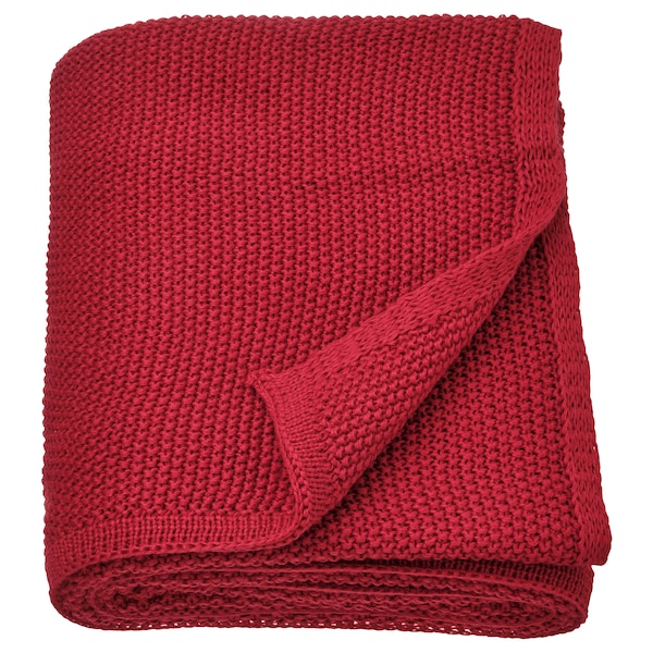 IKEA HUMLEMOTT throw, dark red, 51x67 in , IKEA Sale | 63294KLJF