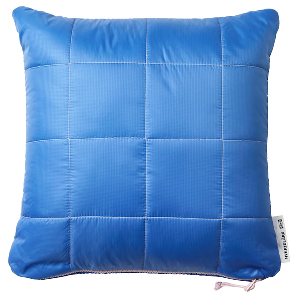 IKEA HYBRIDLÄRK blanket/bag, dark blue/light blue, 51 ¼x74 ¾/15 ¾x15 ¾ in , IKEA Sale | 16095HDOM