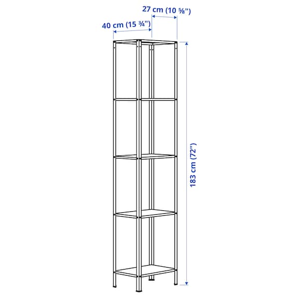 IKEA HYLLIS shelf unit, indoor/outdoor, 15 3/4x10 5/8x72 in , IKEA Sale | 85340JVHL