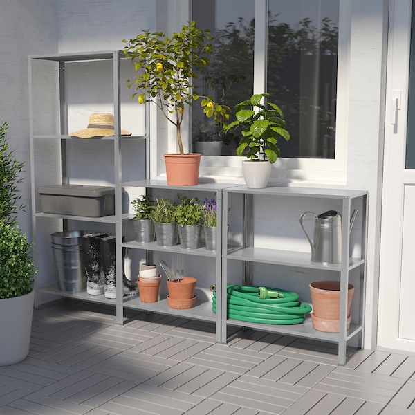 IKEA HYLLIS shelf unit, indoor/outdoor, 70 7/8x10 5/8x29 1/8-55 1/8 in , IKEA Sale | 95206SIJQ