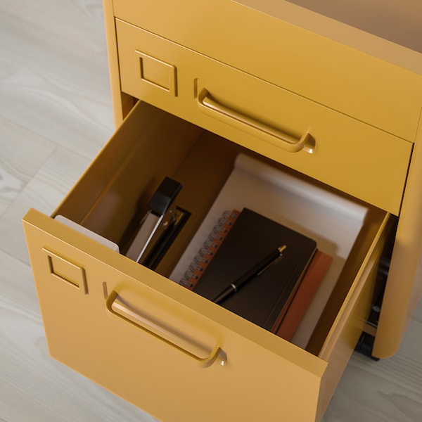 IKEA IDÅSEN drawer unit with smart lock, golden brown, 16 1/2x24 in , IKEA Sale | 50927KFCE