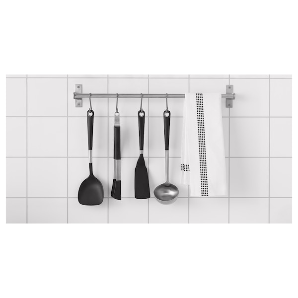 IKEA IKEA 365+ HJÄLTE soup ladle, stainless steel/black , IKEA Sale | 20497KGNM