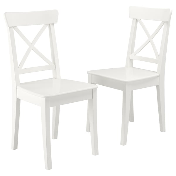 IKEA INGOLF chair, white, 2 pack , IKEA Sale | 73694NTLJ