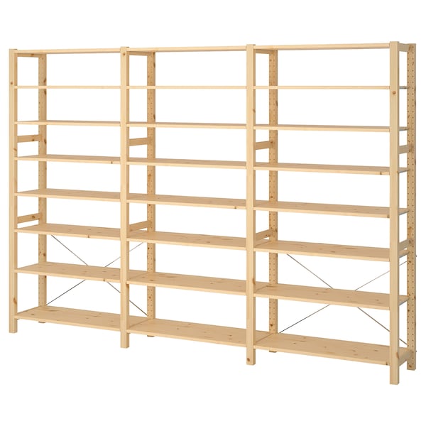 IKEA IVAR 3 section shelving unit, pine, 102x11 3/4x70 1/2 in , IKEA Sale | 01423ISFB