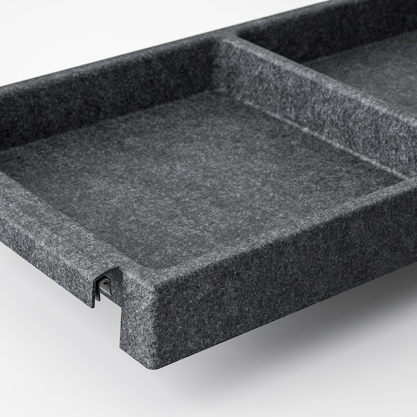 IKEA IVAR shelf, dark gray/felt, 33x12 in , IKEA Sale | 02356HJLV