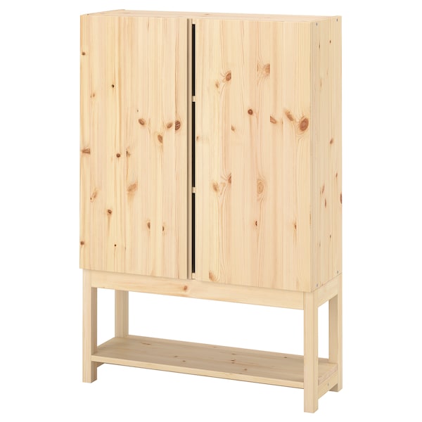 IKEA IVAR shelving unit with cabinet, pine, 31 1/2x11 3/4x47 1/4 in , IKEA Sale | 06347ELNT