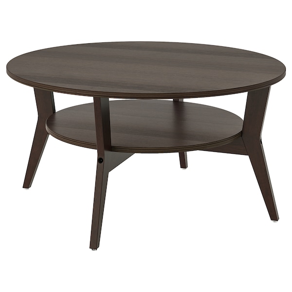 IKEA JAKOBSFORS coffee table, dark brown stained oak veneer, 31 1/2 in , IKEA Sale | 17234VXPC