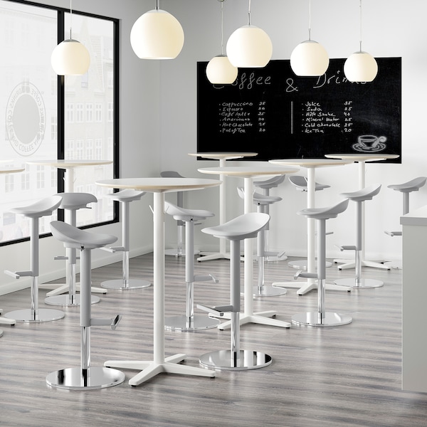 IKEA JANINGE Bar stool, gray , IKEA Sale | 09165DGEJ