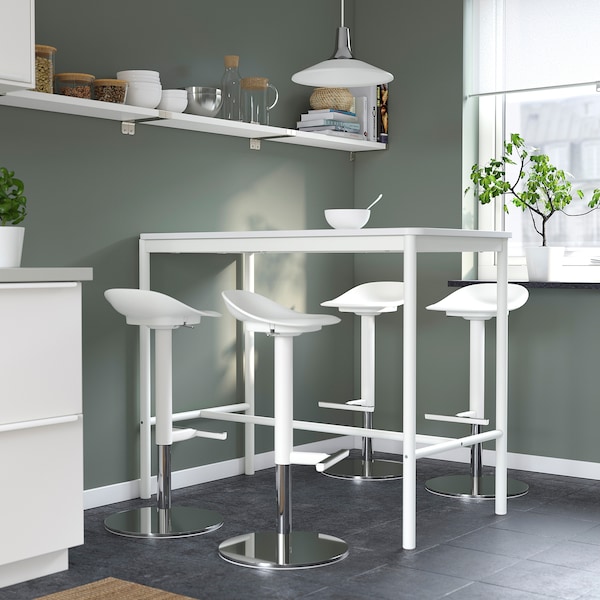 IKEA JANINGE bar stool, white, 29 7/8 in , IKEA Sale | 49286EKYI