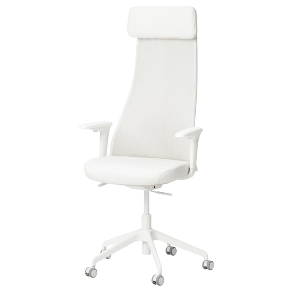 IKEA JÄRVFJÄLLET office chair with armrests, Grann white , IKEA Sale | 32061NLZS