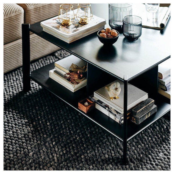 IKEA JÄTTESTA coffee table, black, 31 1/2x31 1/2 in , IKEA Sale | 51967QHWX