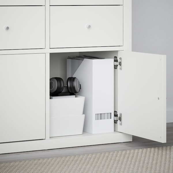 IKEA KALLAX Insert with door, high gloss white , IKEA Sale | 70615YPXB