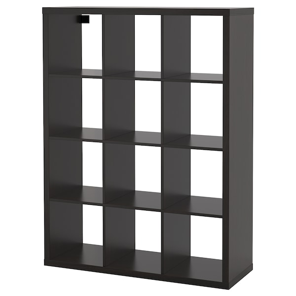 IKEA KALLAX Shelf unit, black-brown, 44  1/8x57  7/8 in , IKEA Sale | 34201WMTU