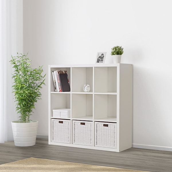 IKEA KALLAX Shelf unit, white, 44  1/8x44  1/8 in , IKEA Sale | 19384HVRP