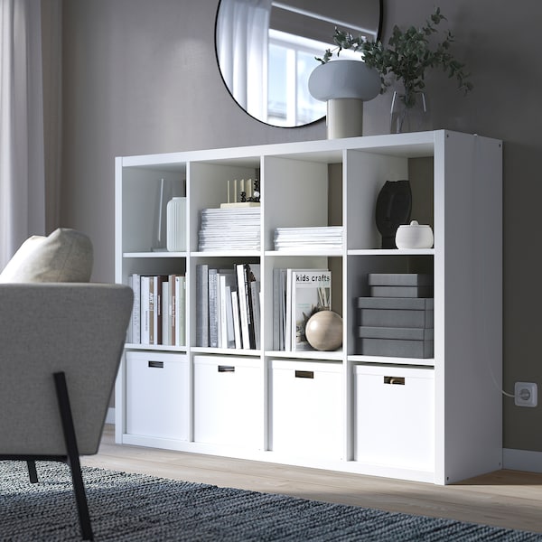 IKEA KALLAX Shelf unit, white, 44  1/8x57  7/8 in , IKEA Sale | 85630IBWR