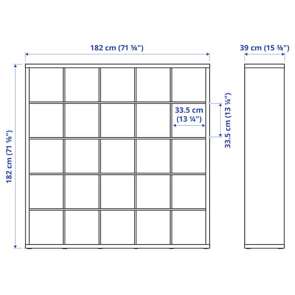 IKEA KALLAX / LAGKAPTEN workstation, black/black-brown, 71 5/8x70 1/2x71 5/8 in , IKEA Sale | 03598NLGW