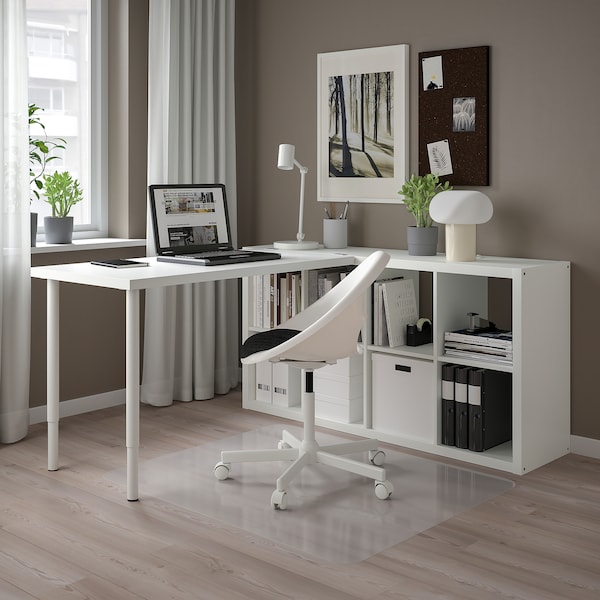 IKEA KALLAX / LAGKAPTEN workstation, white, 30 3/8x62 5/8x57 7/8 in , IKEA Sale | 79310TUHI