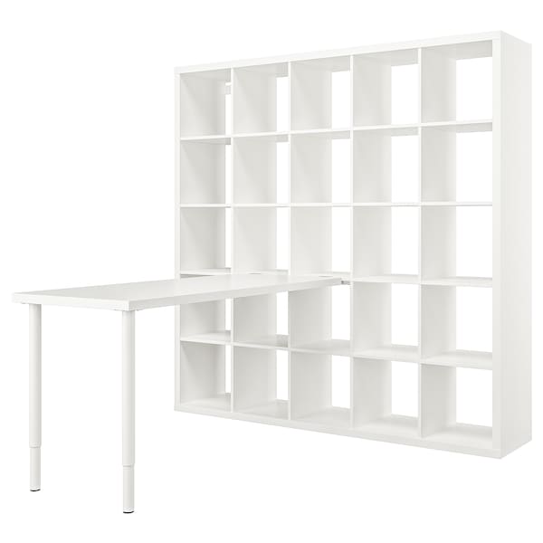 IKEA KALLAX / LAGKAPTEN workstation, white, 71 5/8x70 1/2x71 5/8 in , IKEA Sale | 67389ILCG