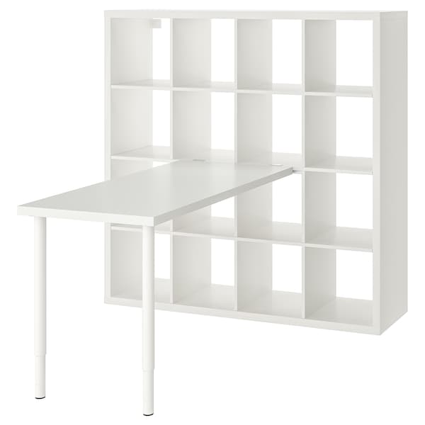 IKEA KALLAX / LAGKAPTEN workstation, white, 57 7/8x62 5/8x57 7/8 in , IKEA Sale | 89145KSNG