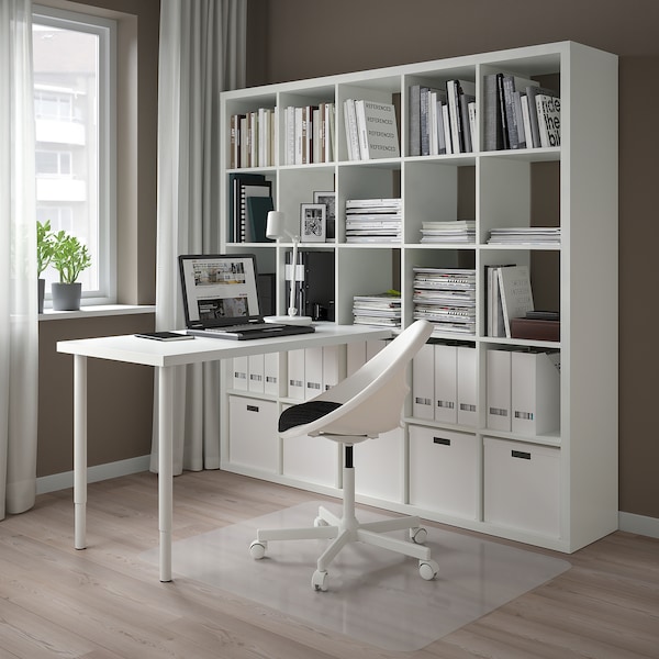 IKEA KALLAX / LAGKAPTEN workstation, white, 71 5/8x62 5/8x71 5/8 in , IKEA Sale | 58927IJVK