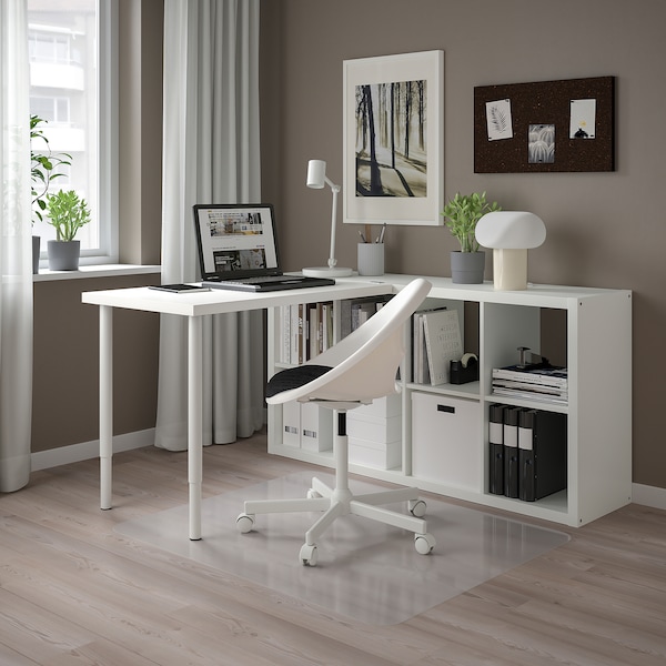 IKEA KALLAX / LINNMON workstation, white, 30 3/8x54 3/4x57 7/8 in , IKEA Sale | 28547HTGU