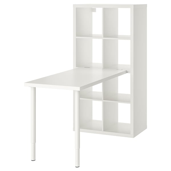 IKEA KALLAX / LINNMON workstation, white, 30 3/8x54 3/4x57 7/8 in , IKEA Sale | 28547HTGU