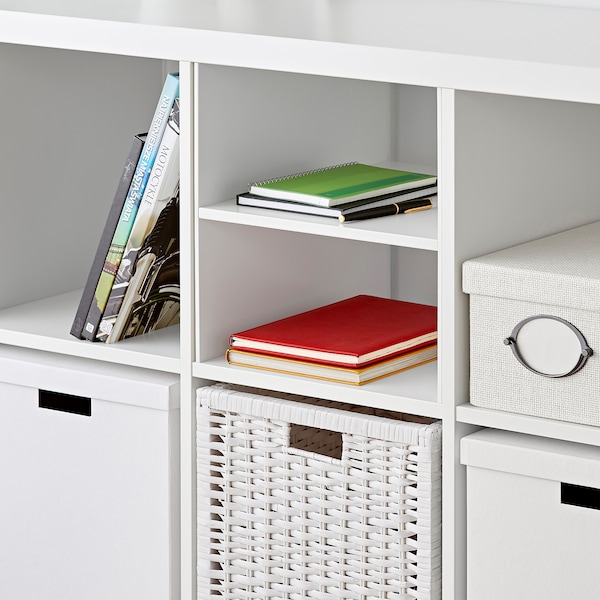 IKEA KALLAX insert with 1 shelf, white, 13x13 in , IKEA Sale | 71468NCQI