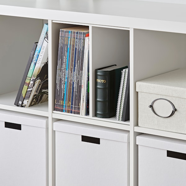 IKEA KALLAX insert with 1 shelf, white, 13x13 in , IKEA Sale | 71468NCQI