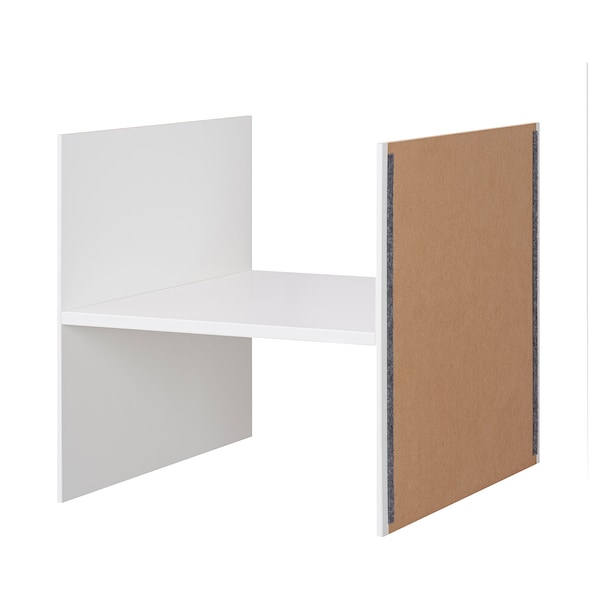 IKEA KALLAX insert with 1 shelf, white, 13x13 in , IKEA Sale | 71468NCQI