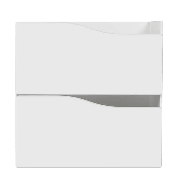 IKEA KALLAX insert with 2 drawers, wave shaped/white, 13x13 in , IKEA Sale | 76034UXSF