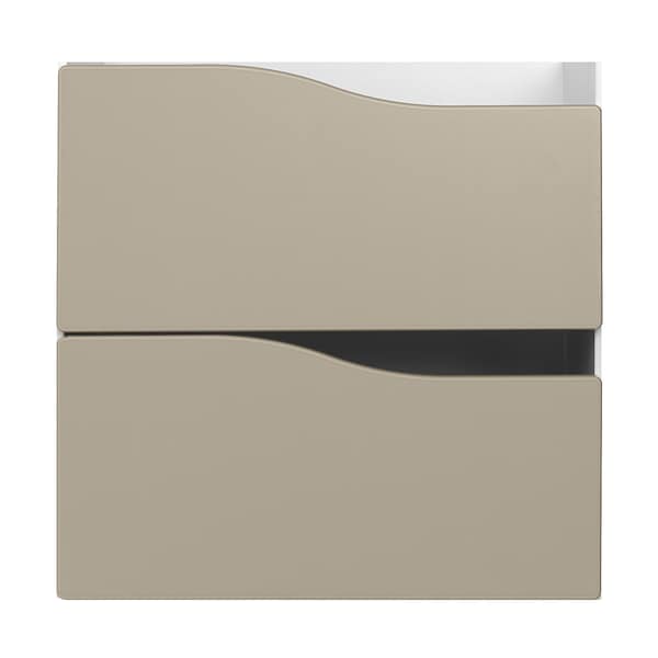 IKEA KALLAX insert with 2 drawers, wave shaped/beige, 13x13 in , IKEA Sale | 84093EKCU