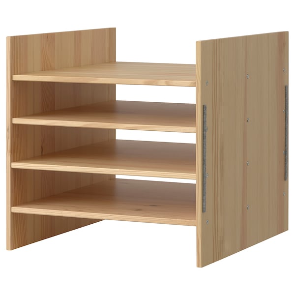 IKEA KALLAX insert with 4 shelves, pine, 13x13 in , IKEA Sale | 07538TLCF