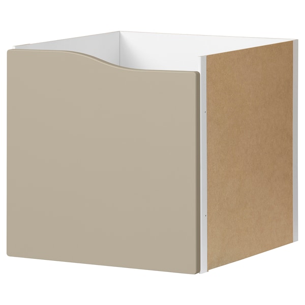 IKEA KALLAX insert with door, wave shaped/beige, 13x13 in , IKEA Sale | 95067WCTE