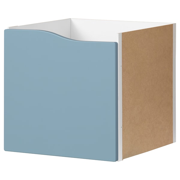 IKEA KALLAX insert with door, wave shaped/blue, 13x13 in , IKEA Sale | 19426PVSL