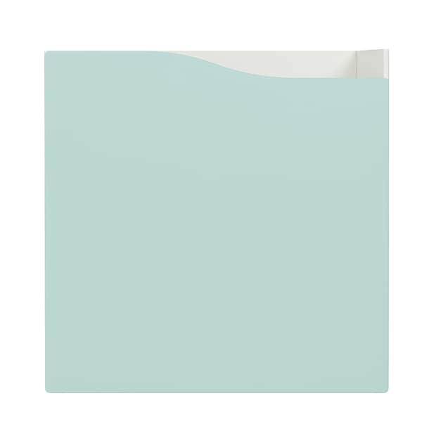 IKEA KALLAX insert with door, wave shaped/pale turquoise, 13x13 in , IKEA Sale | 94831EXWH