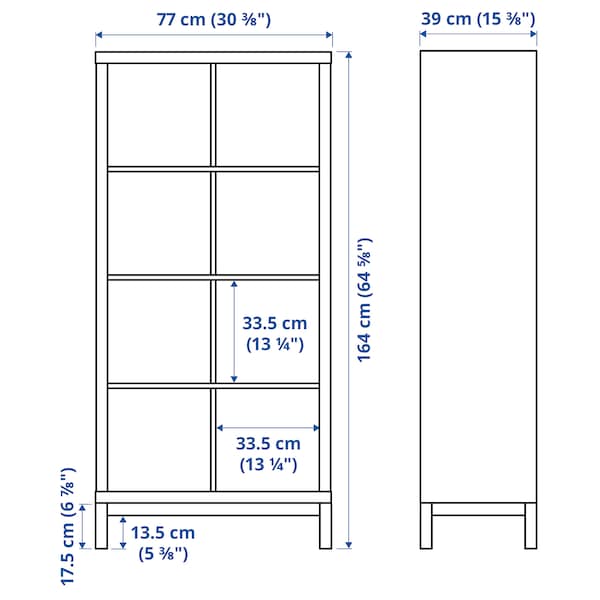 IKEA KALLAX shelving unit with underframe, white/white, 30 3/8x64 5/8 in , IKEA Sale | 32086YSXE