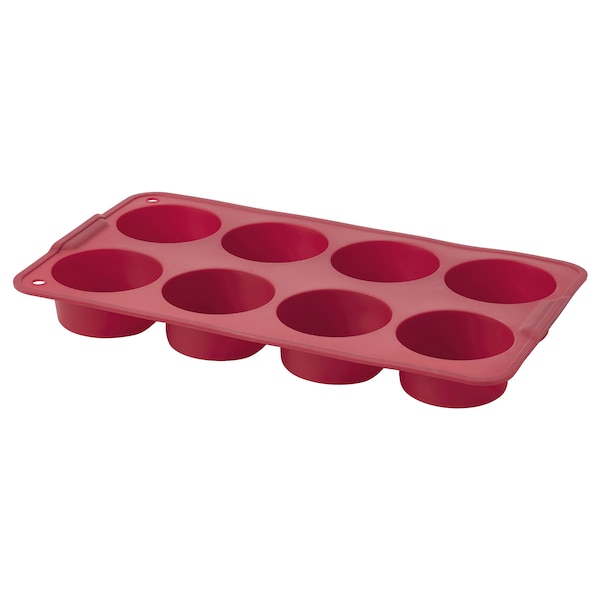 IKEA KANTNÅL muffin mold, dark red, 7x11 ¾ in , IKEA Sale | 16579QEDN