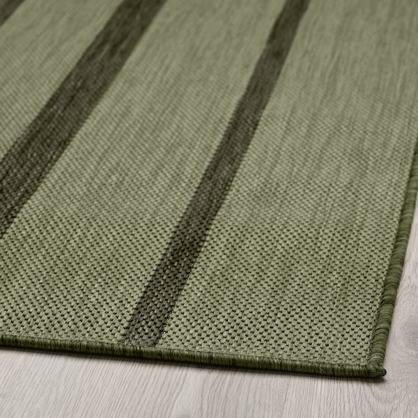 IKEA KANTSTOLPE rug flatwoven, in/outdoor, green, 5'3 inx7'7 in , IKEA Sale | 51304SWRV