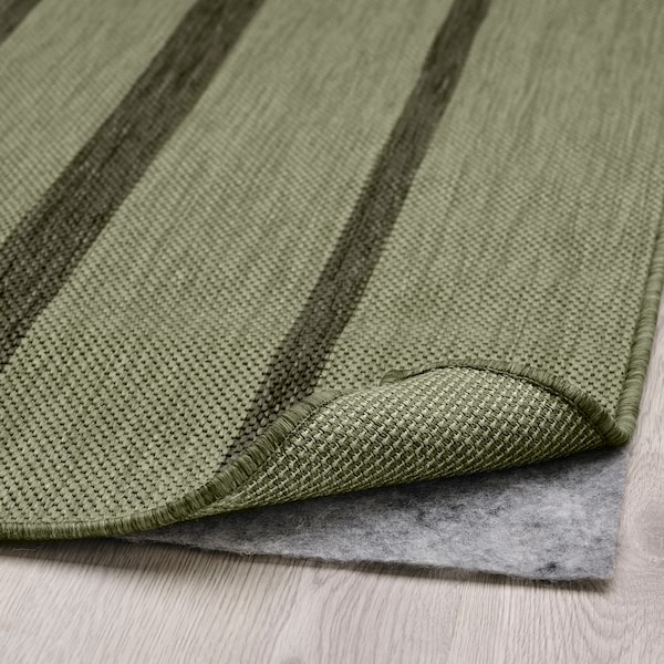 IKEA KANTSTOLPE rug flatwoven, in/outdoor, green, 5'3 inx7'7 in , IKEA Sale | 51304SWRV