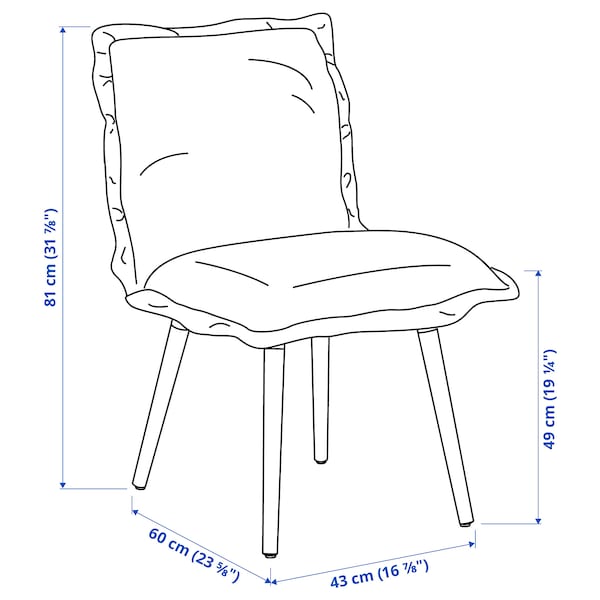 IKEA KLINTEN chair, brown/Kilanda dark gray , IKEA Sale | 57304ZUBK