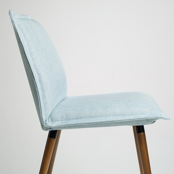 IKEA KLINTEN chair, brown/Kilanda pale blue , IKEA Sale | 73890KMXT