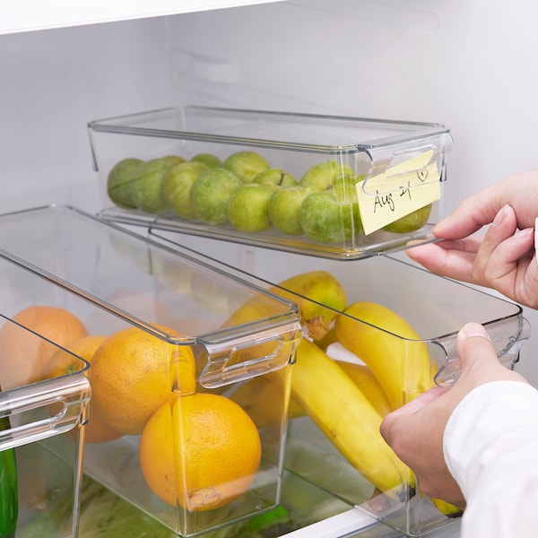 IKEA KLIPPKAKTUS storage box for fridge, clear, 12 ½x4x5 ½ in , IKEA Sale | 82364VUNE