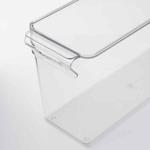 IKEA KLIPPKAKTUS storage box for fridge, clear, 12 ½x4x5 ½ in , IKEA Sale | 82364VUNE