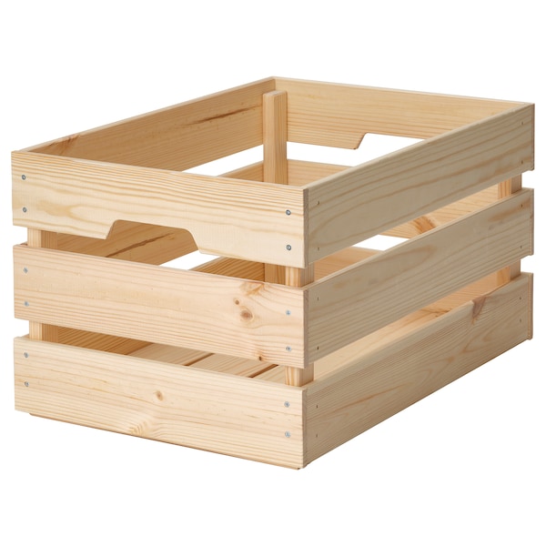 IKEA KNAGGLIG box, pine, 18x12 ¼x9 ¾ in , IKEA Sale | 60981QJCN