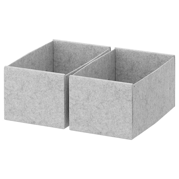 IKEA KOMPLEMENT box, light gray, 6x10 ½x4 ¾ in, 2 pack , IKEA Sale | 34852ZFJI