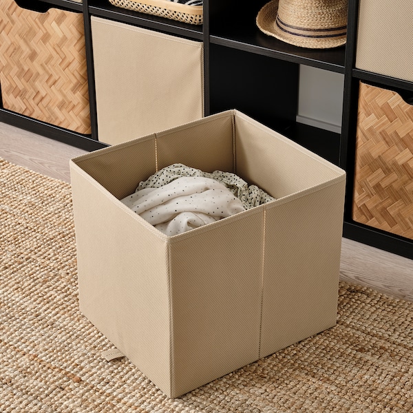 IKEA KOSINGEN box, beige, 13x15x13 in , IKEA Sale | 15308FKML